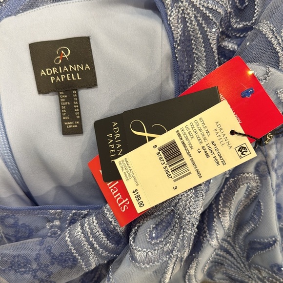 Adrianna Papell Embroidered Dress - Picture 9 of 9